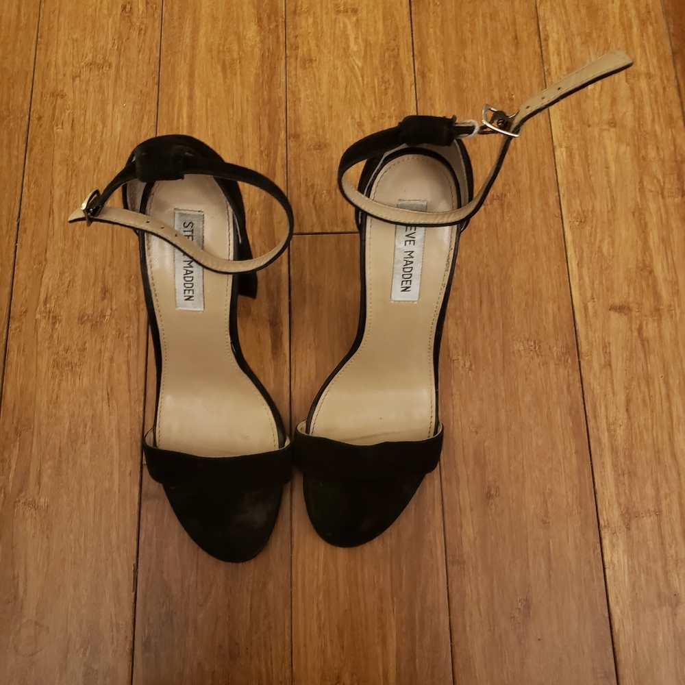 4 inch black heels